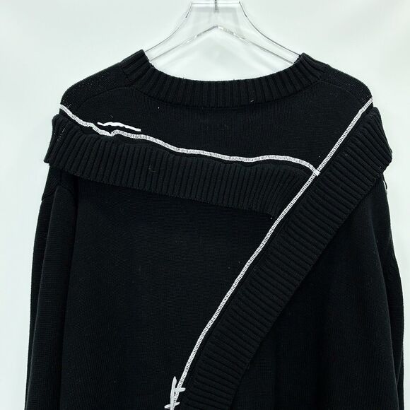 Harsh and Cruel Irregular Deconstruction Sweater Streetwear Goth Alternative M - Picture 6 of 8